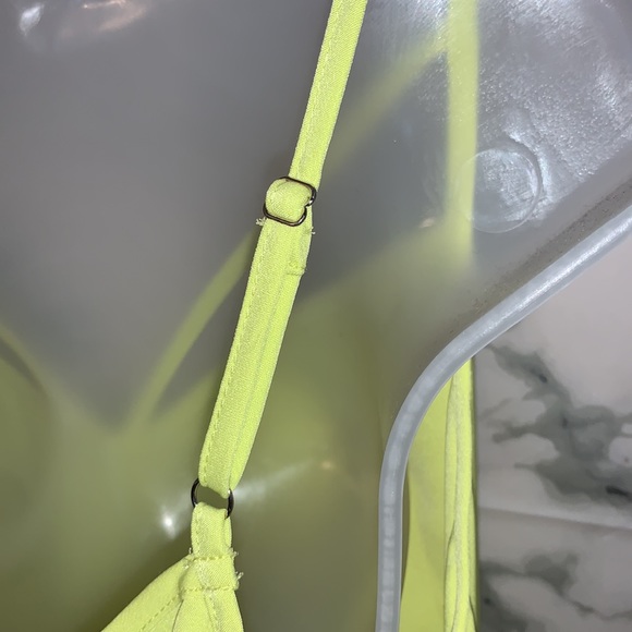 NWT XS / 14W Citron STRAPPY WOVEN CAMI CITY CHIC - Picture 4 of 16